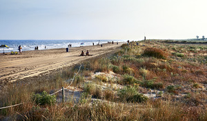 Imatge de les platges del Prat Llobregat