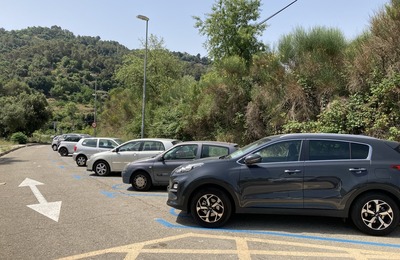 Imatge de l'aparcament d'intercanvi