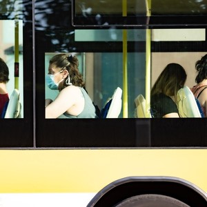 Viatgers en un autobús