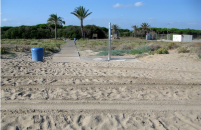 Imatge de la platja del Prat de Llobregat