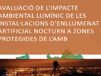 Avaluació de l'impacte ambiental lumínic de l'enllumenat a zones protegides metropolitanes
